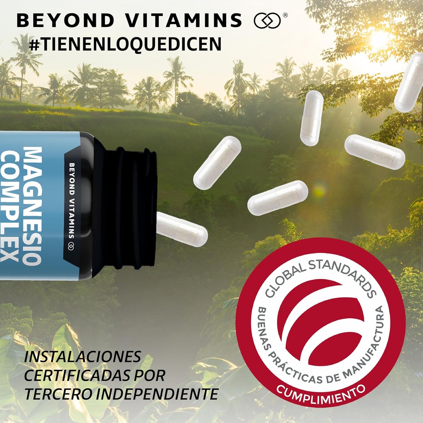Beyond Vitamins Magnesio Complex | Descanso profundo y energía diaria en solo días