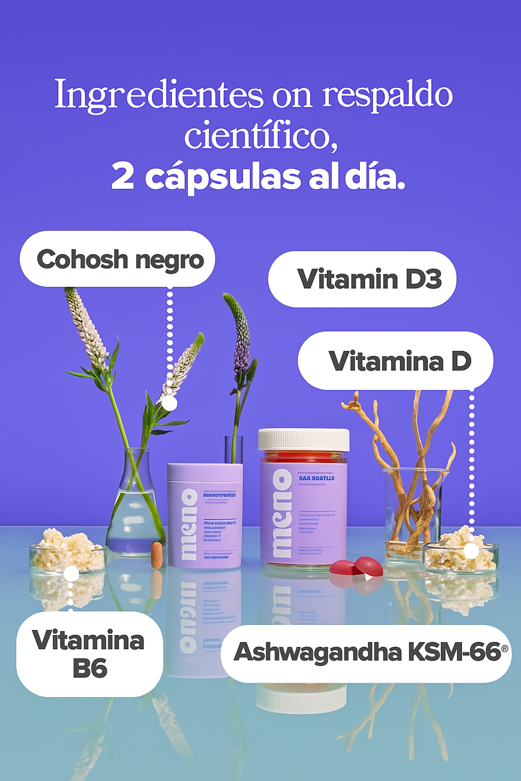 Meno | Cápsulas vitamínicas para la menopausia