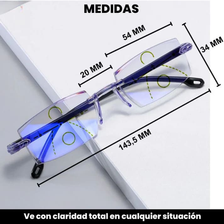Lentes TR90 Pro™ | Visión nítida sin esfuerzo