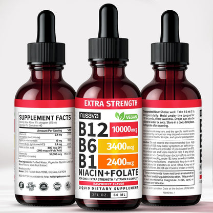 Vitamina B12 Nusava x2 | Recupera tu Energía y Reduce la Fatiga