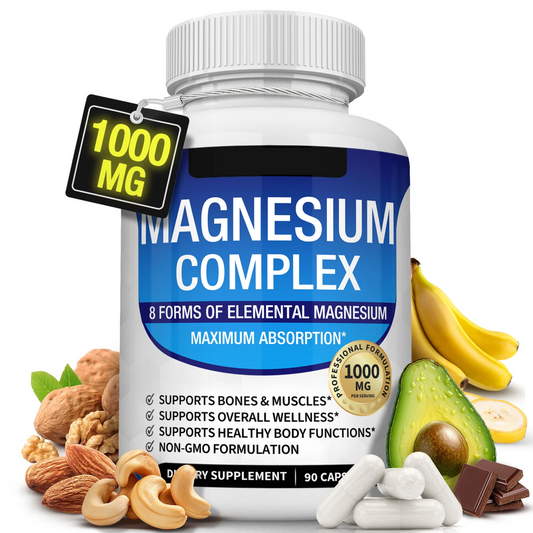 Magnesium Complex 60 Cápsulas | Energía, relajación y rendimiento en un solo suplemento premium