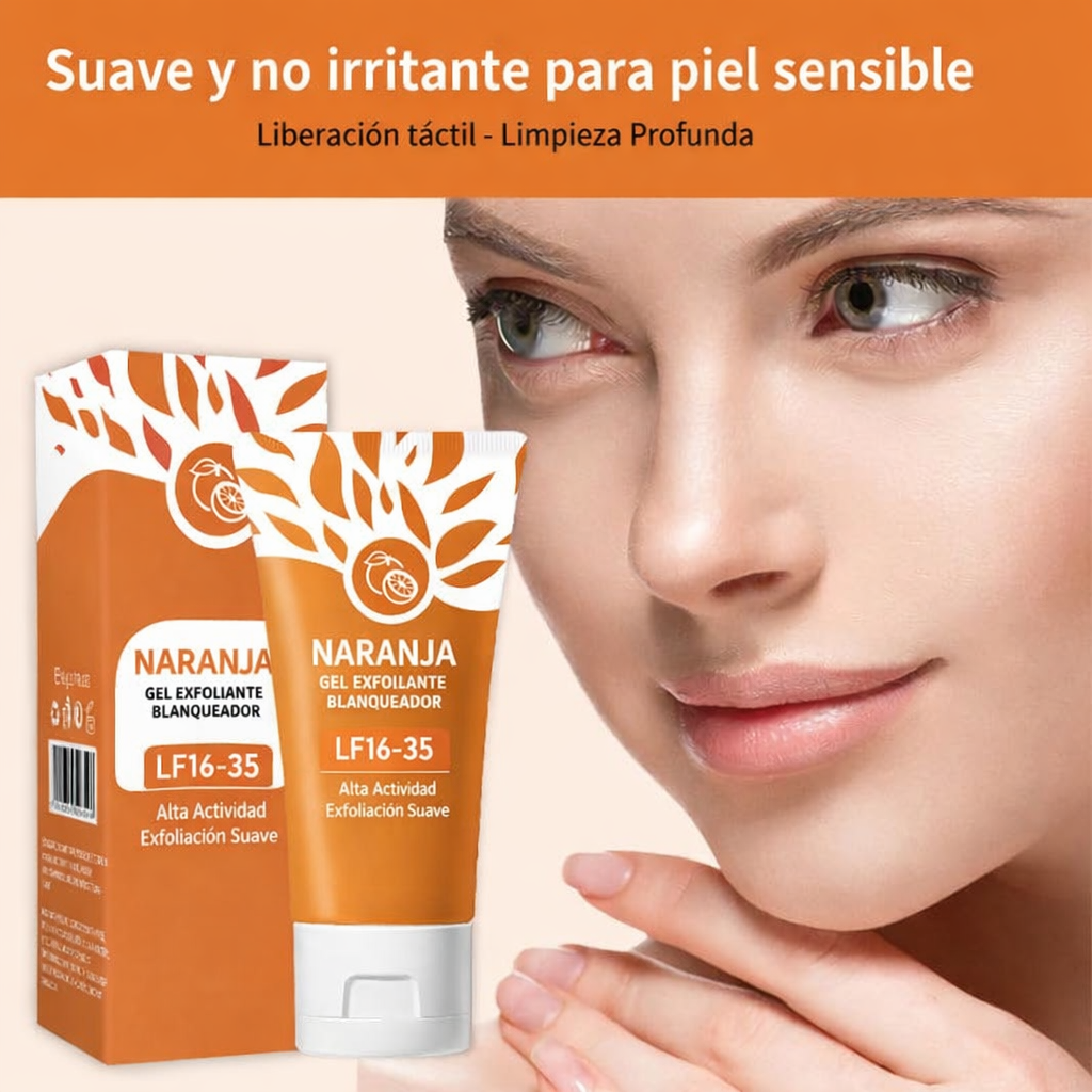Gel Exfoliante Orange | Limpieza Profunda y Piel Más Clara