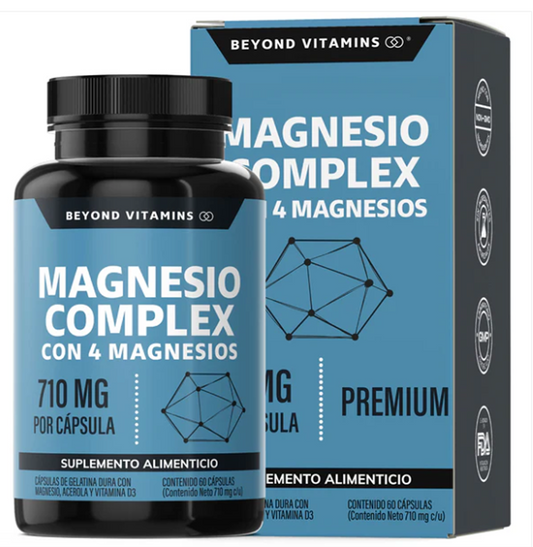 Beyond Vitamins Magnesio Complex | Descanso profundo y energía diaria en solo días