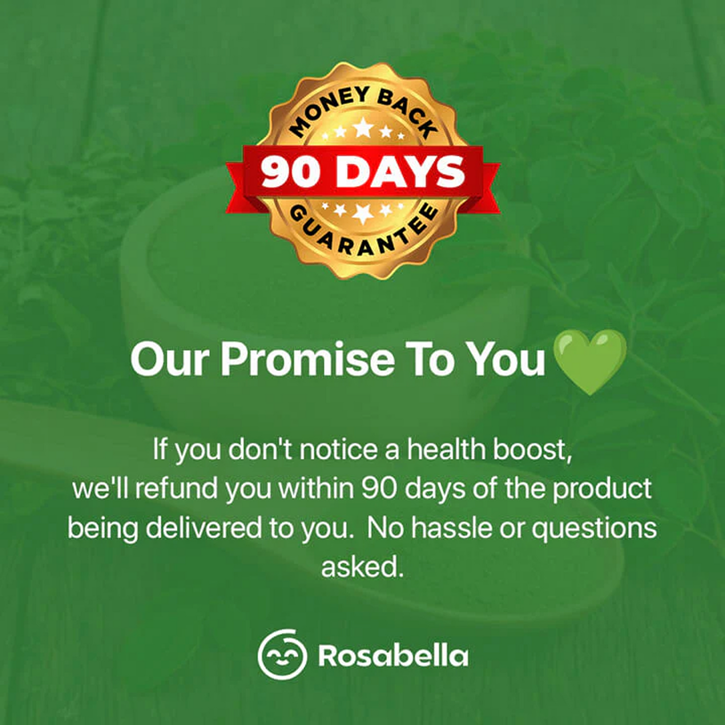 Moringa Rosabella – Reduce el cortisol de forma natural para ayudar a restaurar el equilibrio interior y exterior.