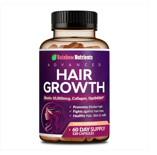 Capsulas para evitar la caída del pelo | Rainbow Nutrients 60 Cápsulas