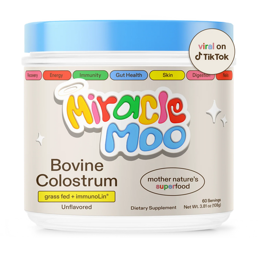 Miracle Moo | Nutre tu intestino, refuerza tu inmunidad y apoya una recuperación natural para sentirte bien por dentro y por fuera.