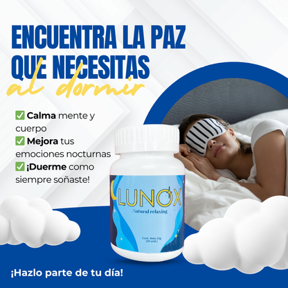 LUNOX Sueño Profundo y Natural | 30 Capsulas