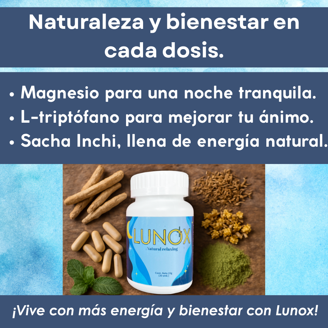 LUNOX Sueño Profundo y Natural | 30 Capsulas