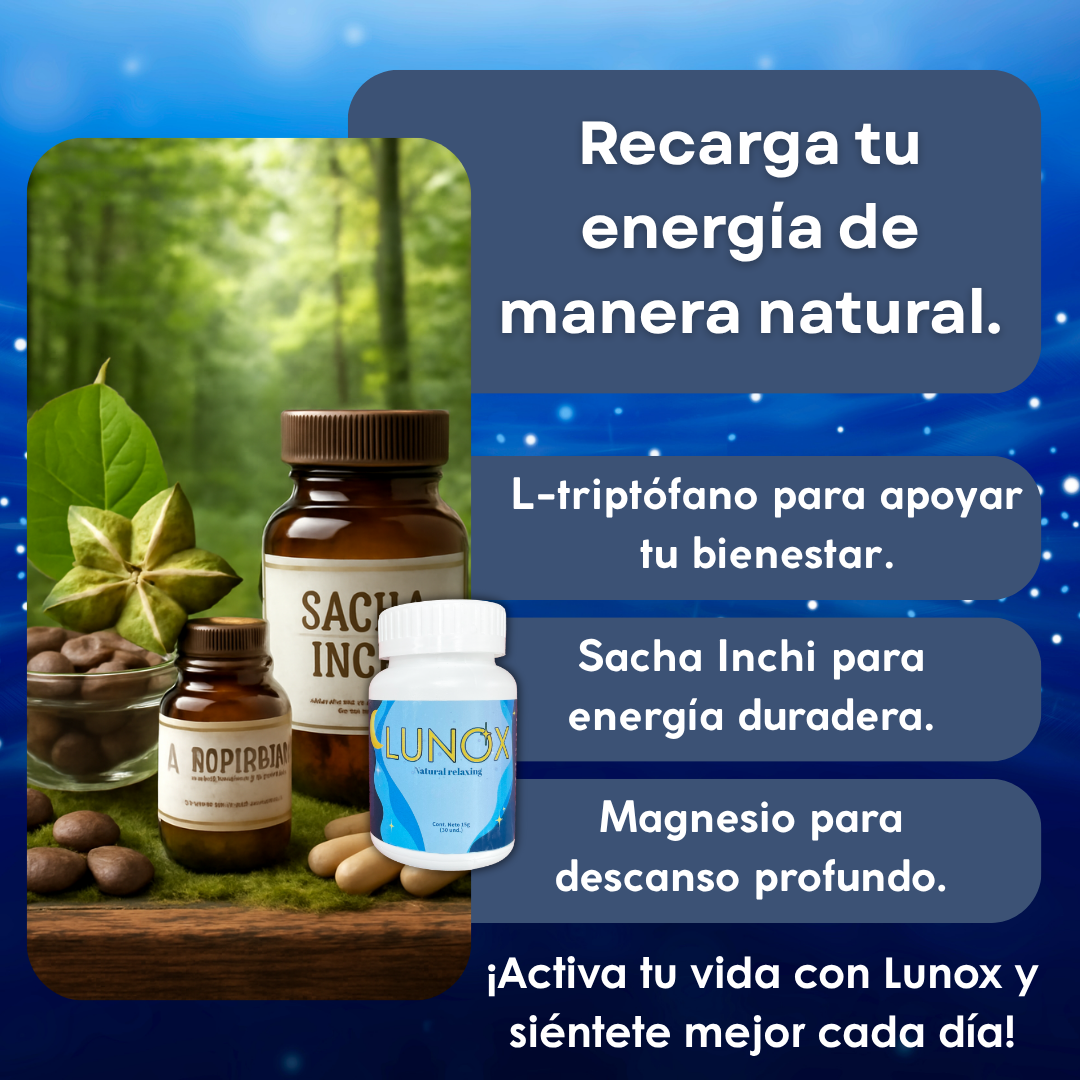 LUNOX Sueño Profundo y Natural | 30 Capsulas